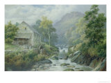 Buy Old Disused Mill, Dolgelly at AllPosters.com