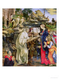 Buy The Vision of St. Bernard, Detail of the Virgin and Angels, circa 1485 at AllPosters.com