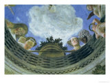 Buy Trompe L'Oeil Oculus in the Centre of the Vaulted Ceiling of the Camera Degli Sposi at AllPosters.com
