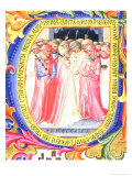 Buy Historiated Initial "U" Depicting Pope Martin V at AllPosters.com