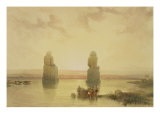 The Colossi of Memnon, at Thebes, During the Inundation, from 