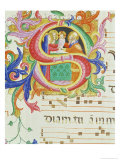 Buy Historiated Initial "S" Depicting the Presentation in the Temple at AllPosters.com