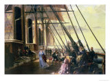 Buy From Sheerness to Valentia, a Group of Figures on Board the "Great Eastern" at AllPosters.com