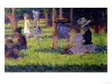 Buy Study for "A Sunday Afternoon on the Island of La Grande Jatte," circa 1884-86 at AllPosters.com