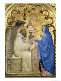 Buy The Virgin Appearing to St. Bernard, Detail from a Polytych Depicting the Lives of the Saints at AllPosters.com