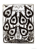 Original Sketch for the Cover of "Salome" by Oscar Wilde circa 1894