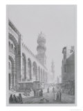 Exterior of the Mosque of Qalaoun, Plate 20 from 