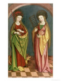 Buy St. Margaret of Antioch and St. Faith, circa 1500 at AllPosters.com