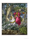 The Death of Absalom, from a Bible Printed by Edward Gover, 1870s