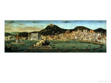 Buy View of Naples Depicting the Aragonese Fleet Re-Entering the Port after the Battle of Ischia at AllPosters.com