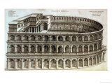 Buy Plan of the Theatre of Marcellus, Rome, 1558 at AllPosters.com