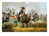 Buy French Cuirassiers at the Battle of Waterloo, Charged and Defeated by the Highlanders at AllPosters.com