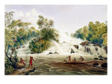 Buy Junction of the Kundanama with the Paramu, from "Views in the Interior of Guiana" at AllPosters.com