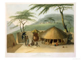Buy A Boosh-Wannah Hut Plate 7 from "African Scenery and Animals" at AllPosters.com