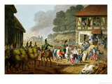 Buy French Troops Retreating Through and Plundering a Village at AllPosters.com
