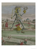 The Colossus of Rhodes, Detail of the Statue Straddling the Entrance to the Harbour