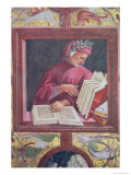The Poet Dante Detail from the Last Judgement Cycle in the Chapel of San Brixio, 1499-1504
