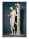 Buy Apollo Sauroktonos Roman Copy of a Greek Bronze Made circa 350 BC and Attributed to Praxiteles at AllPosters.com