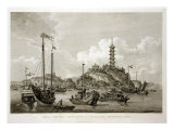Buy View of the Tchin Shan, or Golden Island, in the Yang-Tse Kiang, or Great River of China at AllPosters.com