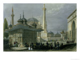 Buy Fountain and Square of St. Sophia Istanbul at AllPosters.com