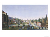 Buy View of the Outer Courtyard of the Seraglio, Topkapi Palace, Constantinople at AllPosters.com