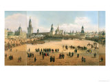 Buy St. Basil's Cathedral Seen from the Kremlin, from a Panorama of Moscow at AllPosters.com