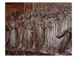 Buy The Shrine of St. Zenobius, Detail of the Crowd from the Miracle of the Strozzi Boy, circa 1432-42 at AllPosters.com