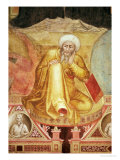 Triumph of St. Thomas Aquinas, Detail of Figure Below the Throne, from the Spanish Chapel, c. 1365