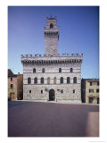 Buy Exterior View of the Palazzo Communale, Montepulciano at AllPosters.com