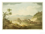 Buy Arcos De Carioco, or Grand Aqueduct in Rio De Janeiro, Plate 5 from "A Voyage to Cochinchina" at AllPosters.com