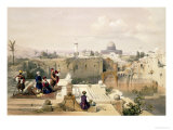 Mosque of Omar Showing the Site of the Temple, Plate 8 from Volume I of 