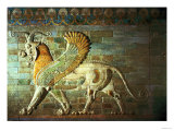 Buy Sphinx, Detail from a Frieze, Mesopotamian, circa 500 BC at AllPosters.com