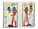 Buy Two Murals from the Tombs of the Kings of Thebes, Discovered by G. Belzoni at AllPosters.com