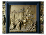 Buy The Story of Isaac: Angels Prophesy the Birth of Isaac and the Angel Staying Abraham's Sword at AllPosters.com