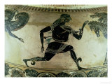 Buy Perseus Fleeing from the Gorgons, Detail from an Attic Black-Figure Dinos, Greek, circa 590 BC at AllPosters.com