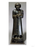 Statue of Gudea, Prince of Lagash, Neo-Sumerian, from Telloh, Ancient Girsu, circa 2130 BC