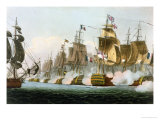 Buy The Battle of Trafalgar, 21st October 1805, for J. Jenkins's "Naval Achievements" at AllPosters.com