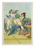 Buy Prostitutes with Two Men, Published 1835, Reprinted in 1908 at AllPosters.com