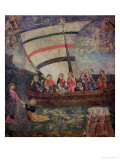 Buy Christ Walking on the Water, after the "Navicella" by Giotto at AllPosters.com
