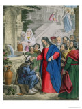 Buy Jesus Gives Sight to One Born Blind, from a Bible Printed by Edward Gover, 1870s at AllPosters.com