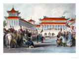 Buy The Emperor Teaon-Kwang Reviewing His Guards, Palace of Peking, from "China in a Series of Views" at AllPosters.com