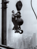 Construction Worker on the Empire State Building Art Print
