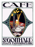 Buy St. Gotthard CafAA&copy; at AllPosters.com