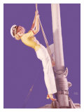Pin-Up Girl: Sailboat Sailor