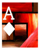 Buy Abstract Red Ace Of Diamonds at AllPosters.com
