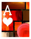 Buy Abstract Red Ace Of Hearts at AllPosters.com
