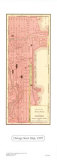 Buy Chicago Street Map, 1895 at AllPosters.com