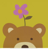 Peek-a-Boo VI, Bear Art Print