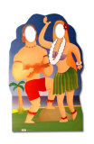 Hawaiian Couple Cut Out