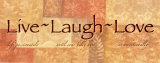 Live, Laugh, Love Art Print